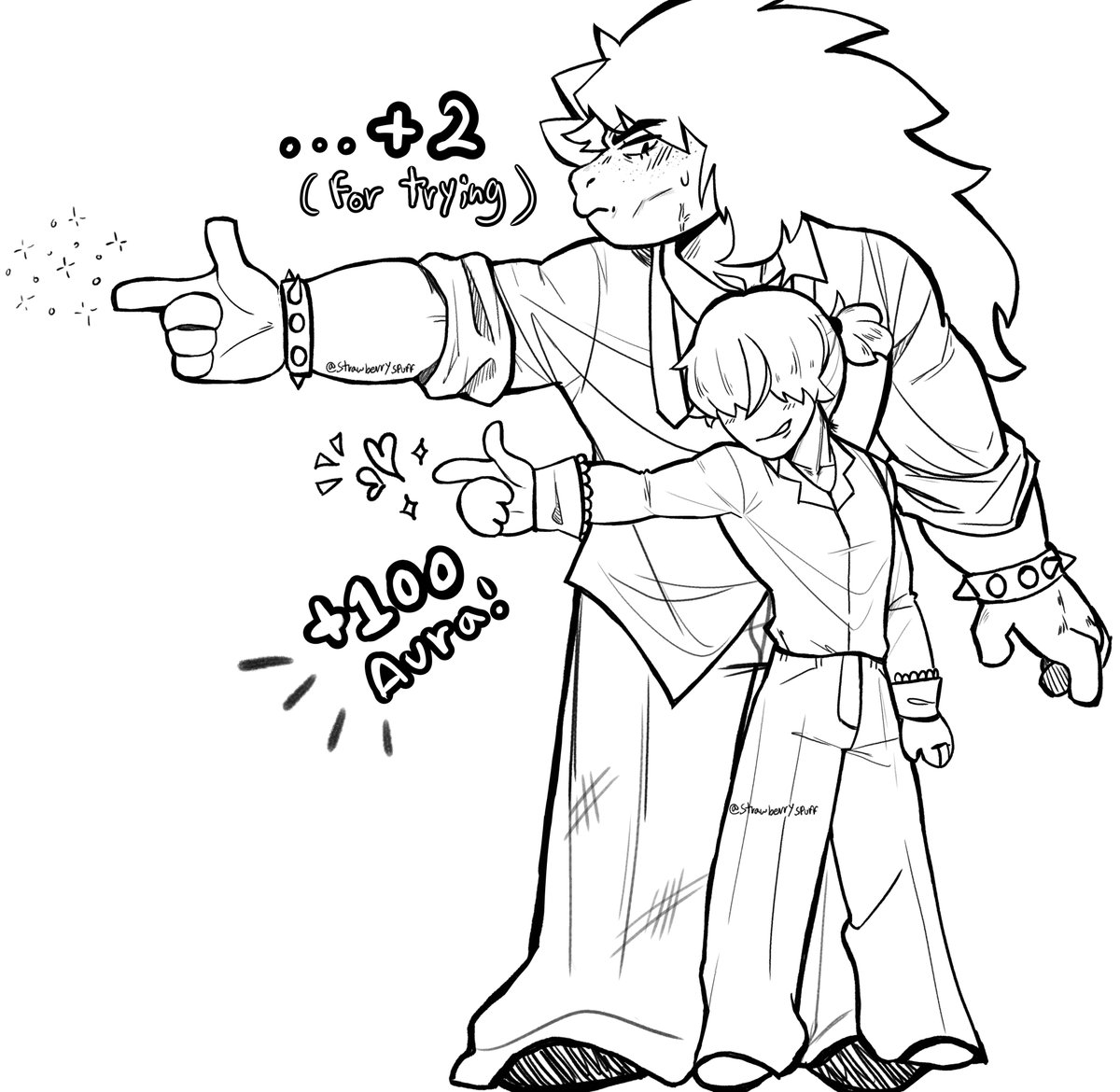 StrawberrySpuff's tweet photo. Couple more festival #deltarune doodles cuz I CANT WAIT FOR CHAPTER 5
#deltarunefanart https://t.co/TVXdgbRVIc