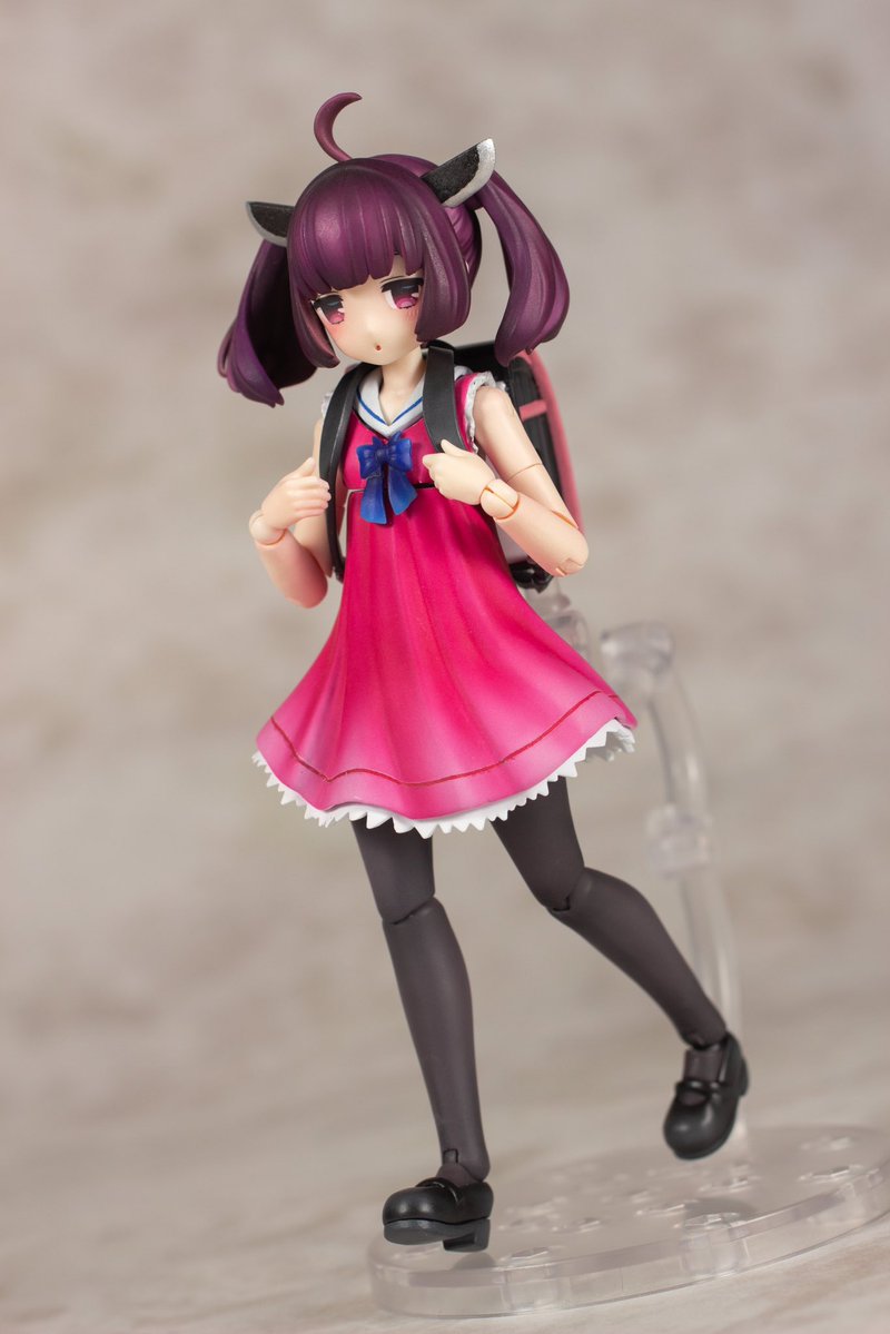 plum_naka's tweet image. プラフィア 東北きりたん🎒🍲
デコマス公開&ご予約開始です!
幼かわいく、色んなポーズが再現できて遊んで楽しい製品になりました✨
髪の毛の可動ギミックでシーンに表情が出せるのがポイントです!!