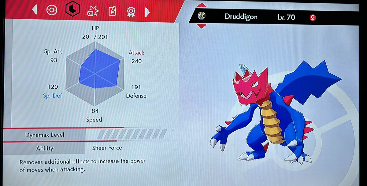 Fraggle_Drums's tweet image. #Druddigon #L70 #UltimatePokémonQuest #Pokemon