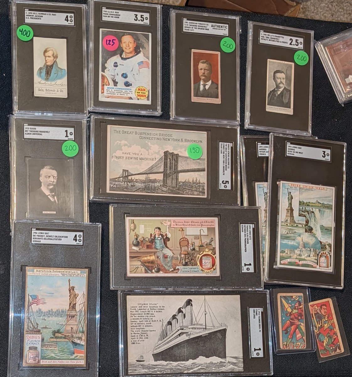 CardsThings's tweet image. Cards FS! Retweets appreciated!
Comment for a price or make an offer!
Room on sticker prices
See pinned for rules/ shipping
#CardsThingsStax