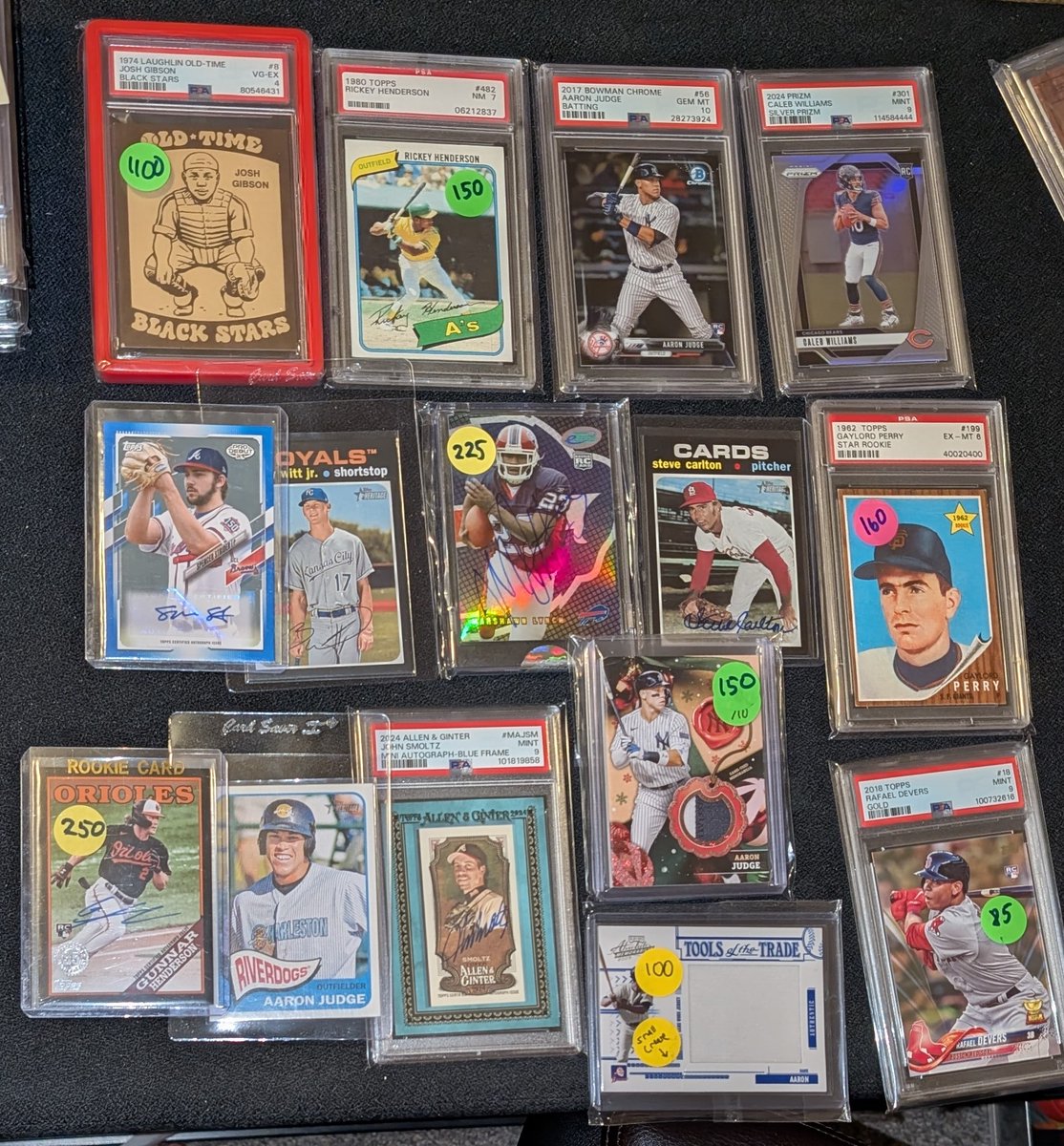 CardsThings's tweet image. Cards FS! Retweets appreciated!
Comment for a price or make an offer!
Room on sticker prices
See pinned for rules/ shipping
#CardsThingsStax