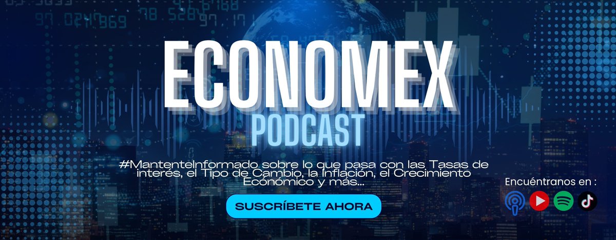 EconoLatAm's tweet image. 🚨El mundo entra en modo alerta rumbo a 2026🌍
El dólar se debilita, mientras oro, plata y Bitcoin se disparan 📈 ¿Qué significa esto para la economía global? Lo explica @alejandrogomezt en ECONOMEX Podcast📅cada martes. Suscríbete aquí👇🏽
🔗 youtube.com/@ECONOMEXPodca…
#ultimahora