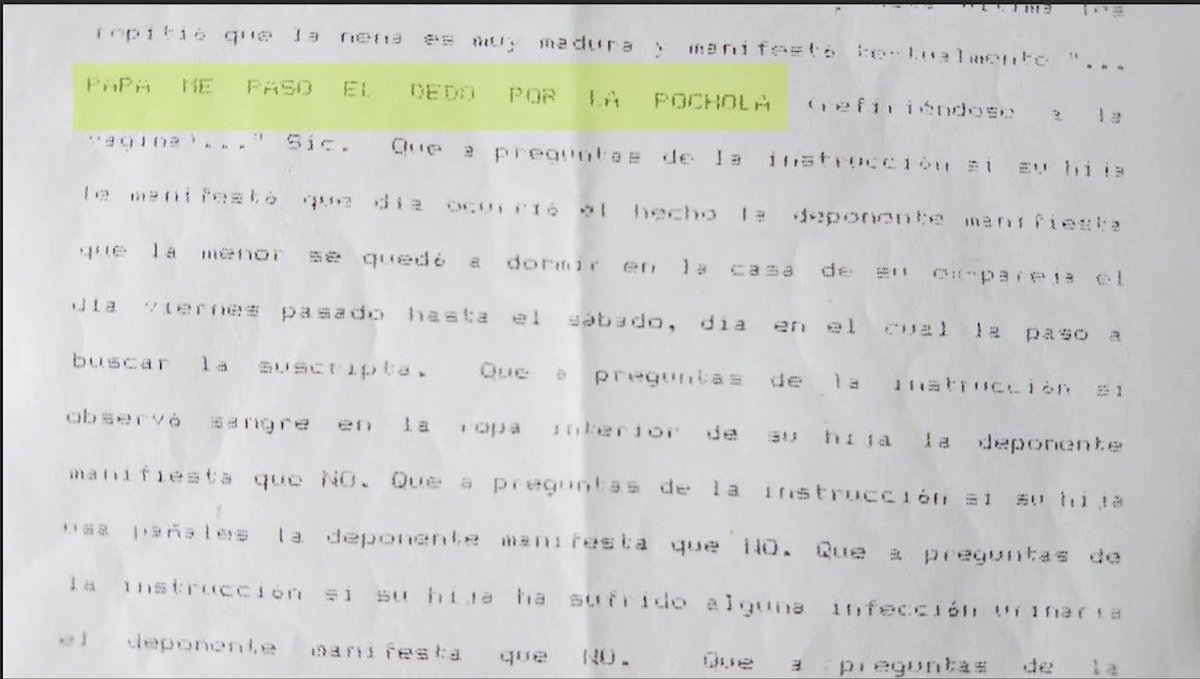 MartnPeiretti1's tweet image. 🟥❎⚠️Nicolás Marquez, orador en la Derecha Fest,referente Libertario,quien como consta en la denuncia, violó a su hijita en su momento de 3 años y medio. Acá está parte de la causa y las declaraciones de la nenita: "Papá me tocó la pochola, papá pasó sus dedos por la pochola"...