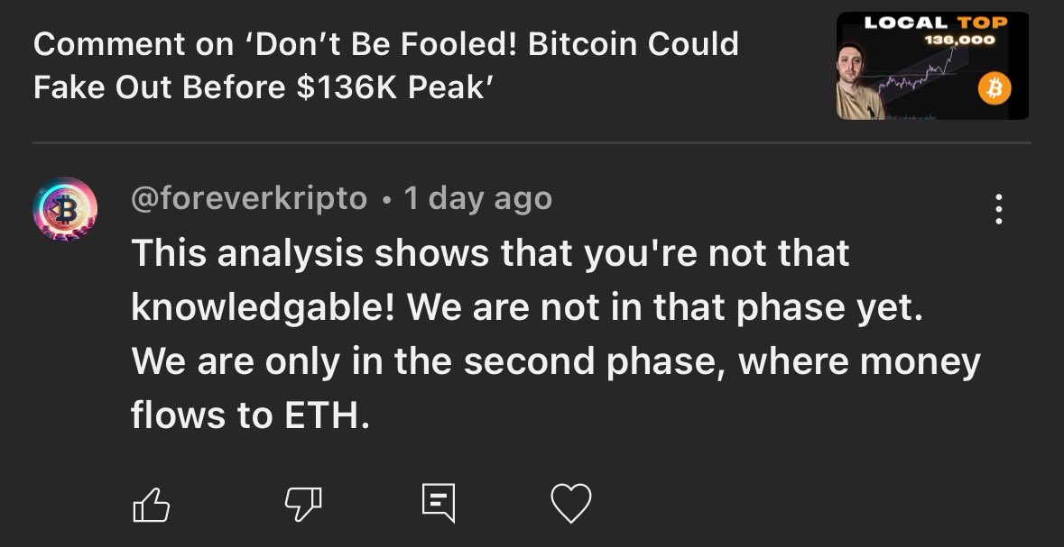AndreaCapellin4's tweet image. $BTC $ETH - i am such an idiot, why did i short?!
Clearly money was flowing into ETH and it was going to 7000 in a straight line.
LOL #bitcoin #ethereum #crypto
