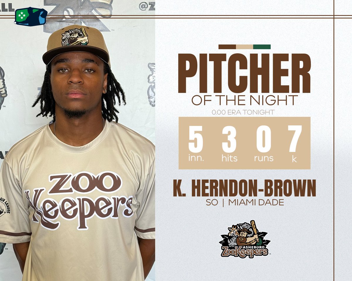 CPLBaseball's tweet image. Our standouts of the night 📊
Kerry Herndon-Brown from the @AsheboroCPL and @MDCSHARKS, and @CadeFuller4 from the @ForestCityOwls and @TNTech_Baseball
#TheFutureIsNow