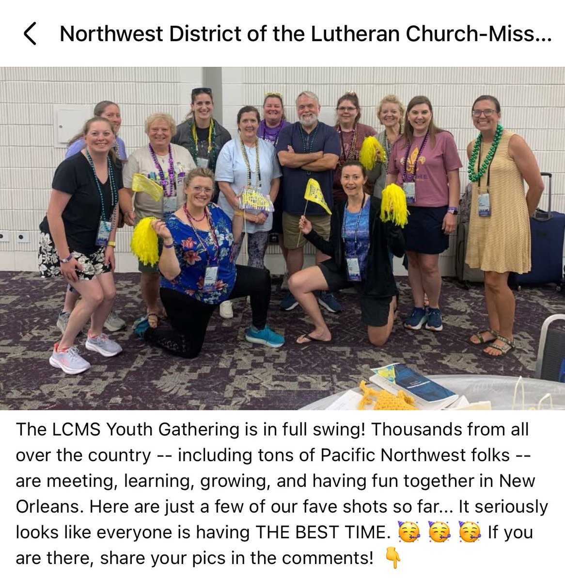 InFelicitations's tweet image. Don’t miss how much of the National Youth Gathering is driven by Boomer nostalgia. It’s why there are still “puppet ministries” out there.