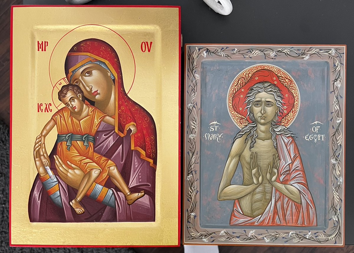 vaporeous's tweet image. Good night!
Don’t forget your evening prayers.
St Mary will be next to the Theotokos. That’s where she would be in Heaven as much as she could. ☦️