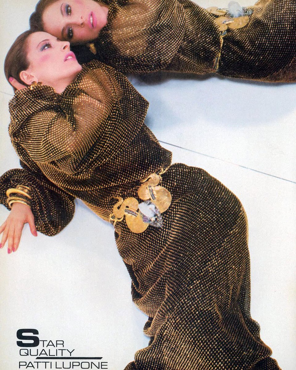 LuPoneHQ's tweet photo. Patti LuPone in the September 1980 issue of Vogue Magazine (📸: Chris Van Wagenheim) https://t.co/7zYWQ41eBL