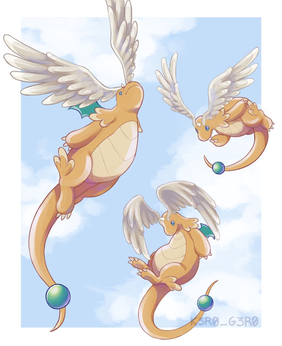 K3R0_G3R0's tweet image. I love the magical girl dragon #pokemon