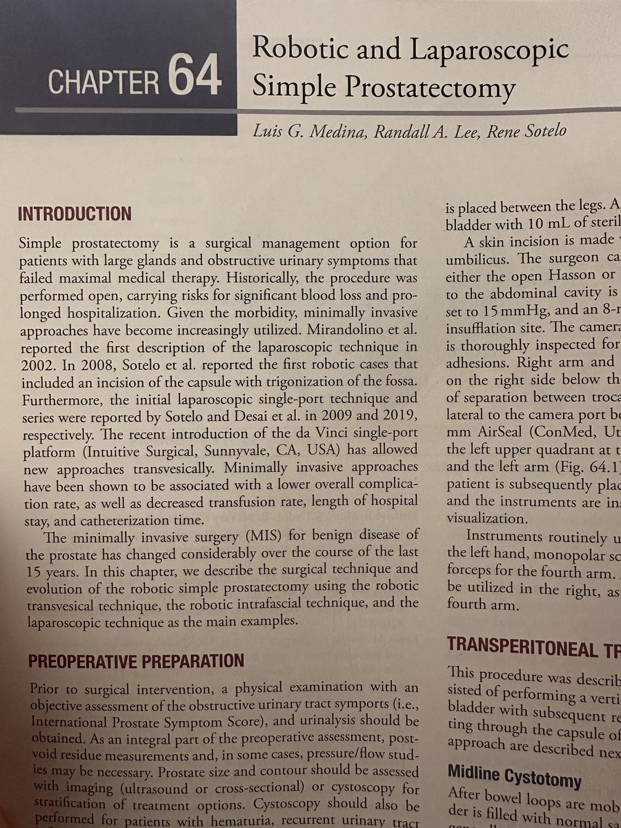 Luis G. Medina, MD (@lgmedinan) on Twitter photo Thrilled to contribute to Hinman’s Atlas of Urologic Surgery alongside <a href="/DoctorSotelo/">Dr. René Sotelo</a> and <a href="/RandallsPlaque/">Randall Lee MD</a> — a go-to book for urologists in training.
Thanks to <a href="/ElsevierConnect/">Elsevier</a> for the copy! Thrilled to contribute to Hinman’s Atlas of Urologic Surgery alongside <a href="/DoctorSotelo/">Dr. René Sotelo</a> and <a href="/RandallsPlaque/">Randall Lee MD</a> — a go-to book for urologists in training.
Thanks to <a href="/ElsevierConnect/">Elsevier</a> for the copy!