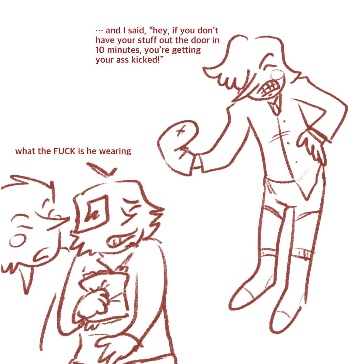 geldegarde's tweet image. Pink Addison doodles for a random person ive never met in ny whole life