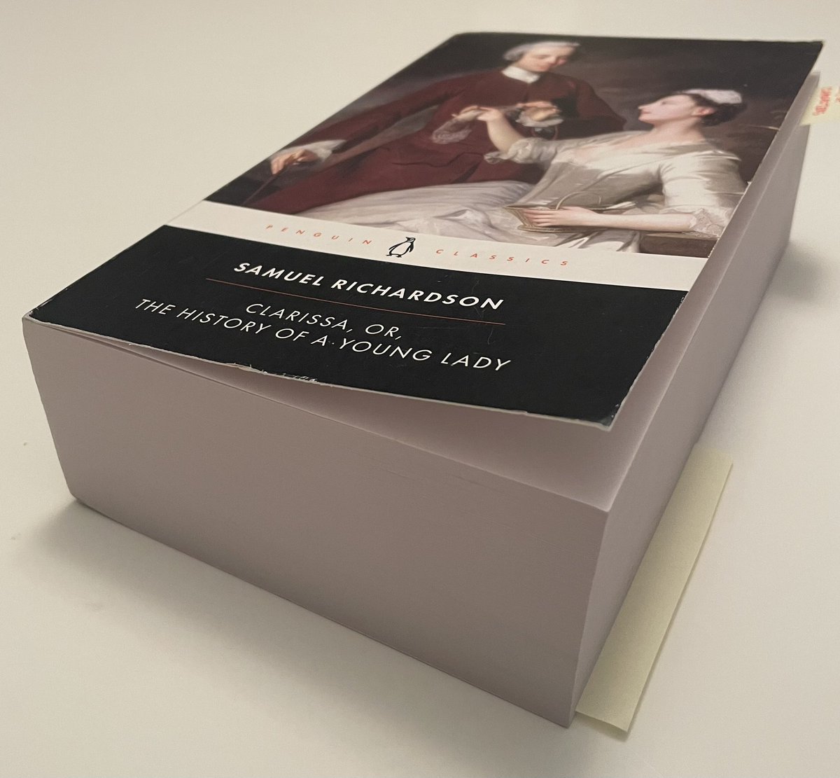 About to begin

Clarissa
by Samuel Richardson
(1747-1748)

~1,500 pages with tiny print 

See you all next year…