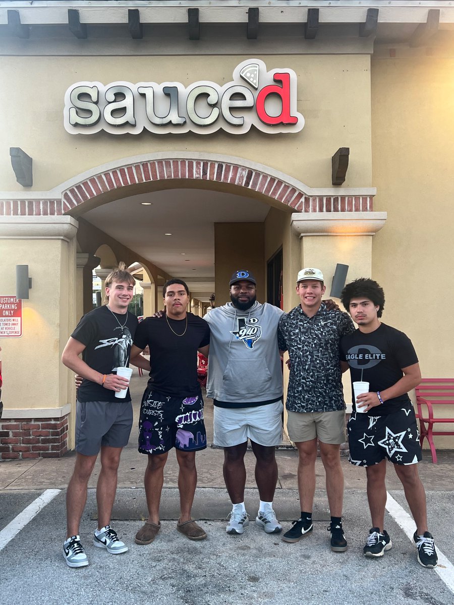 It was great Breaking Bread this evening with my RB crew before we kick off the season in a couple weeks. 

It has been great watching each of you grow this offseason on and off the field. 

Green Grazz Boyz coming soon to a Endzone near you! #Dirty5 #GreenGrazzBoyz #Sauced