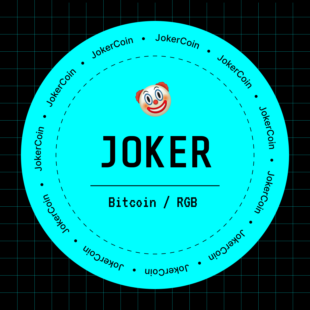 JOKER 🤡 (@blockjokercoin) on Twitter photo Hey Jokers 👋
RGB protocol launched on the Bitcoin mainnet on July 10, and the first memecoin on RGB—JokerCoin—is coming soon.
We believe the most vibrant memecoin in crypto will be born on Bitcoin—and we’re all in.
Blockjoker is deeply grateful to <a href="/lnp_bp/">LNP/BP Labs</a> and <a href="/pandoraprime_ch/">Pandora Prime Inc</a> Hey Jokers 👋
RGB protocol launched on the Bitcoin mainnet on July 10, and the first memecoin on RGB—JokerCoin—is coming soon.
We believe the most vibrant memecoin in crypto will be born on Bitcoin—and we’re all in.
Blockjoker is deeply grateful to <a href="/lnp_bp/">LNP/BP Labs</a> and <a href="/pandoraprime_ch/">Pandora Prime Inc</a>