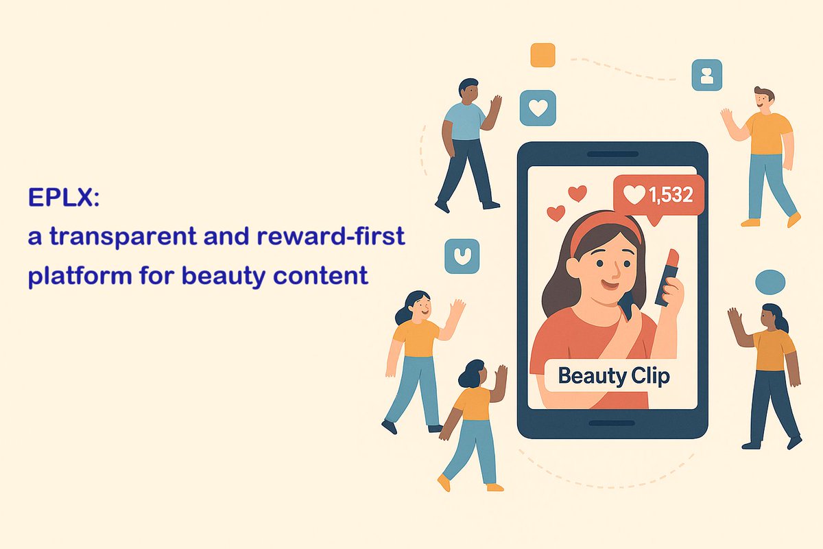 ESSENTIALLUX_'s tweet image. 💄 EPLX: a transparent and reward-first platform for beauty content
EPLX, which is EssentialPlx, isn’t just a place to post beauty videos. It’s a Web3-powered content hub where every view, tap, and interaction contributes to real rewards.
Creators share makeup tips, styling…