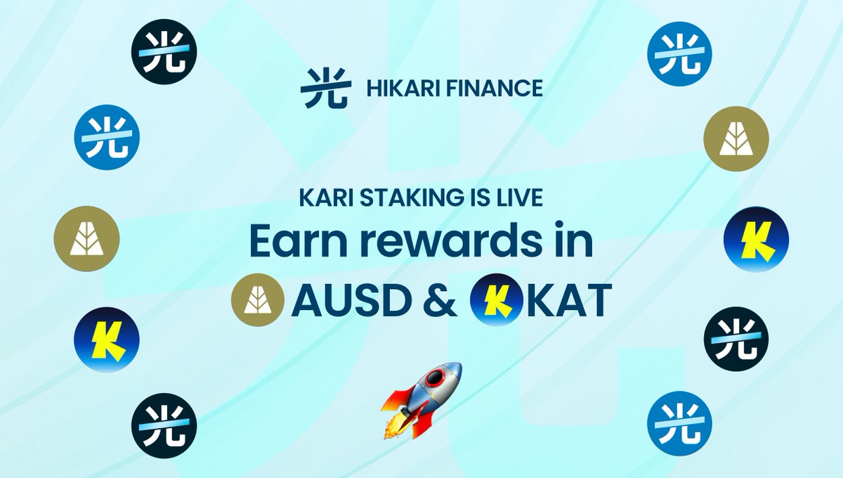 🚀 KARI Staking is LIVE!

Stake your $KARI now and start earning passive rewards in AUSD &amp; KAT, while strengthening the floor liquidity for the entire ecosystem.

✨ 30% of the yield goes directly to stakers, the rest is deployed to grow the floor

Stake your $KARI now