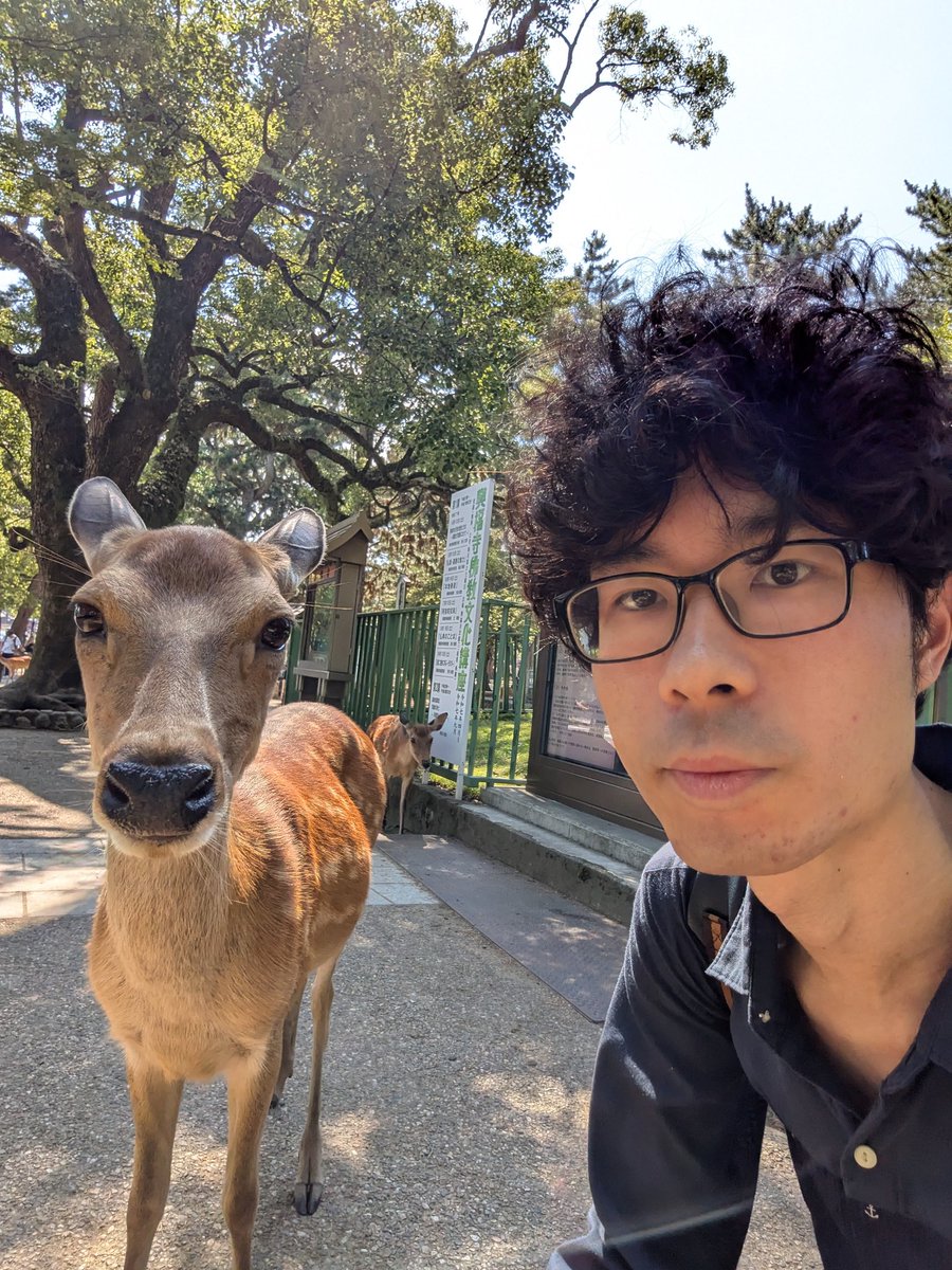 鹿視点)　with人間