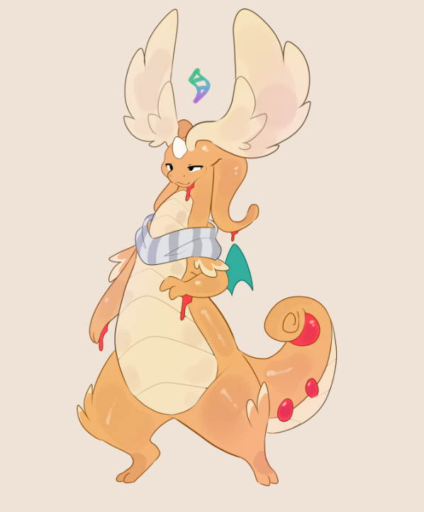 kodadeer's tweet image. Goo mega! (doodle for a friend)