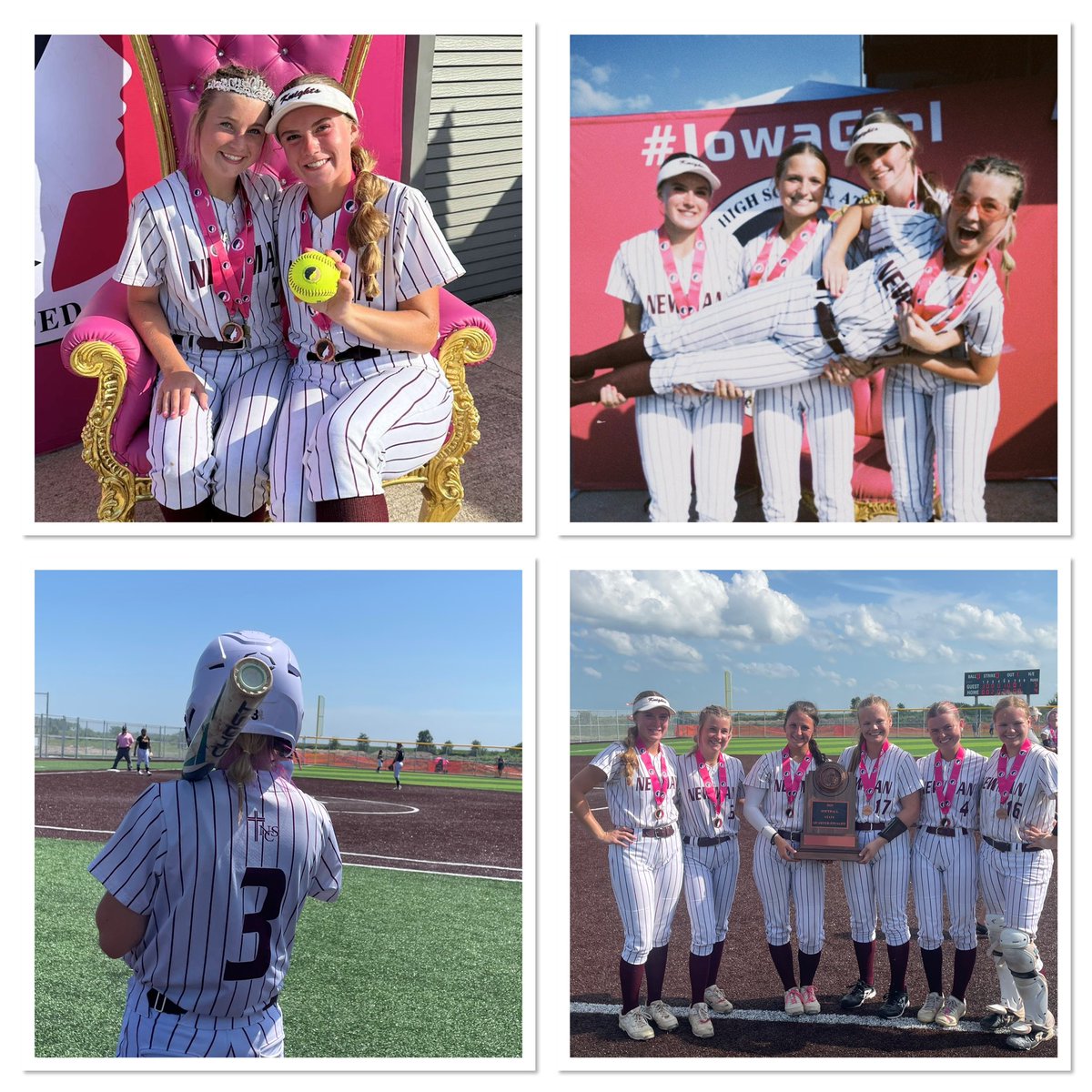 Ending high school at state softball with a win. ✅