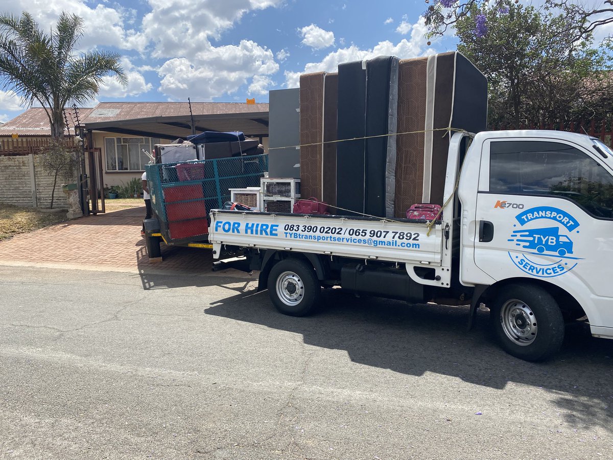 TYB_Transport's tweet image. ✅ Reliable &amp;amp; Affordable  
✅ Stress-Free Moving Experience  
📞 Call us today for a FREE quote!  
💬 065-907 7892/083-390 0202
#Checkpoint #BrownMogotsi #KennyKunene