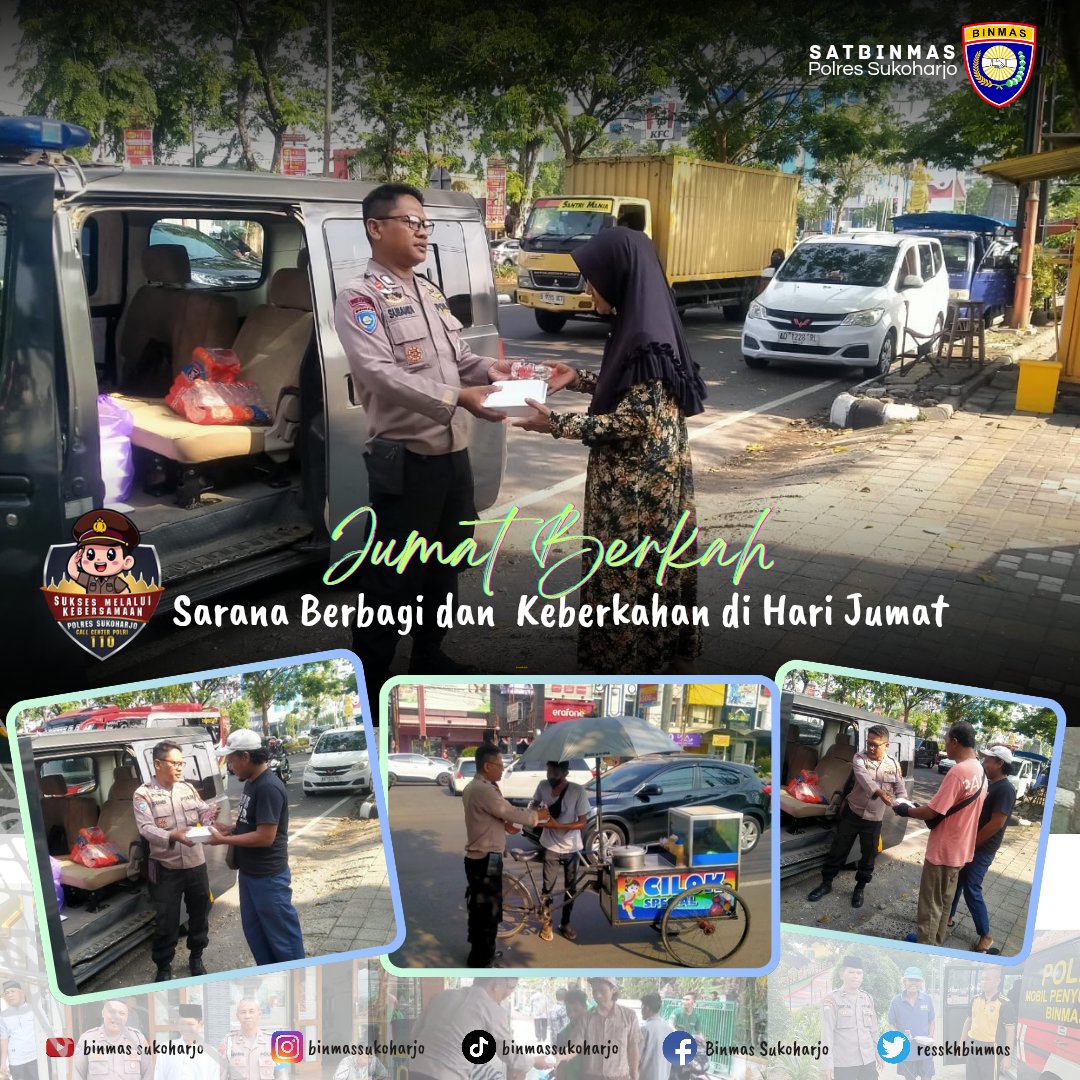 resskhbinmas's tweet photo. #jumatberkah 
Semoga bermanfaat 

#polisisukoharjo #polisiuntukmasyarakat https://t.co/7BMSAssYWz