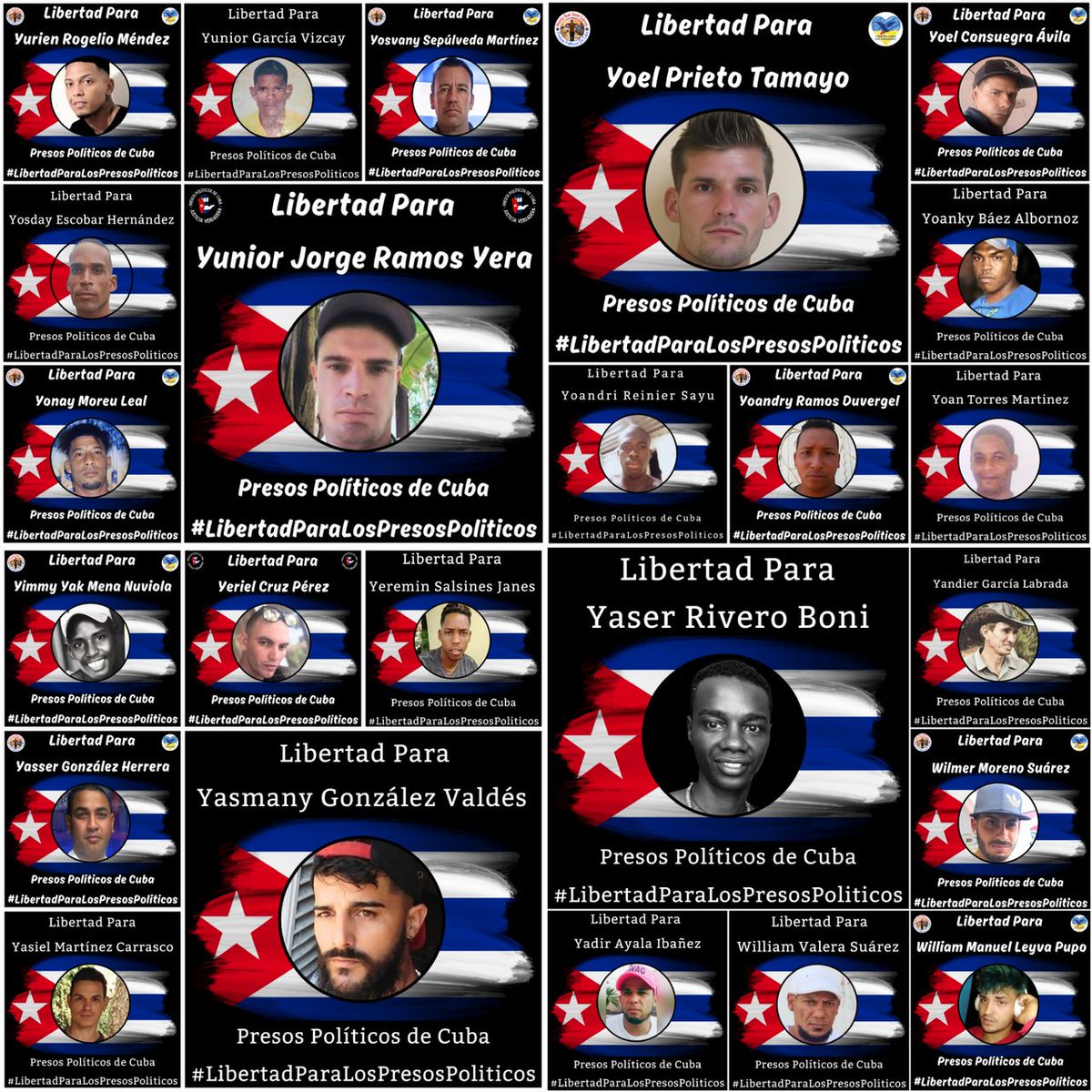 MassinoRaul's tweet image. Ayuda a que el #Twittazo por los #PresosDeCastro sea viral. Retuitea y usa los hashtags. ¡Su libertad depende de nosotros! #PresosPolíticosDeCuba