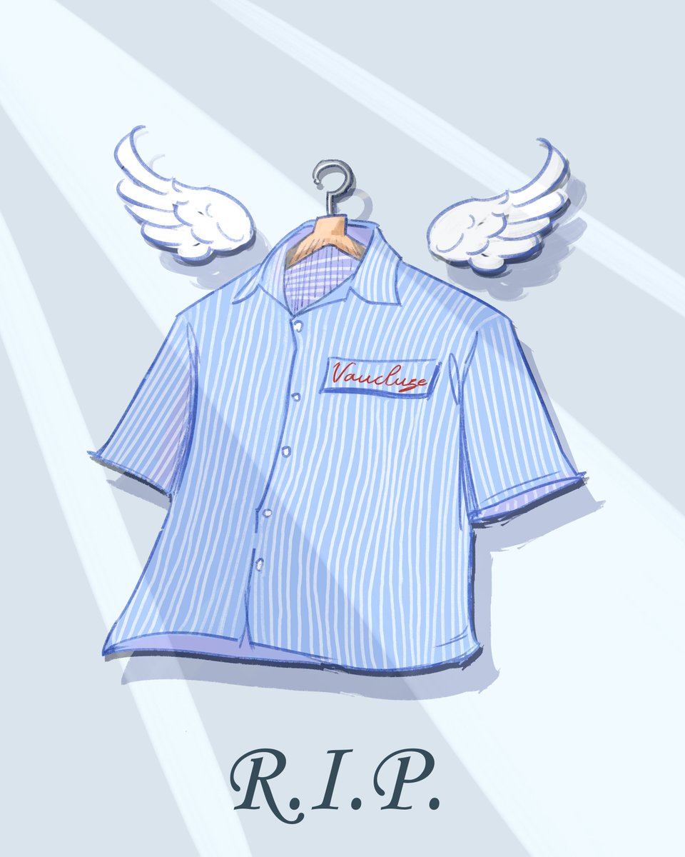LanaLukyy's tweet image. my humble tribute to Will's blue striped shirt, fly high, you will always live in our hearts🕊️💔
#heartbroken #willne #icantbelieveit