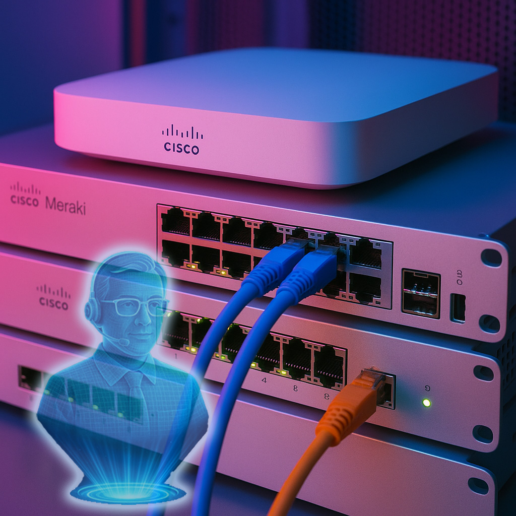 NSIguy's tweet image. Meraki’s use of AI and analytics enables more efficient network operation hubs.ly/Q03yCstK0 #CiscoMeraki #AIinNetworking #CloudManagedIT