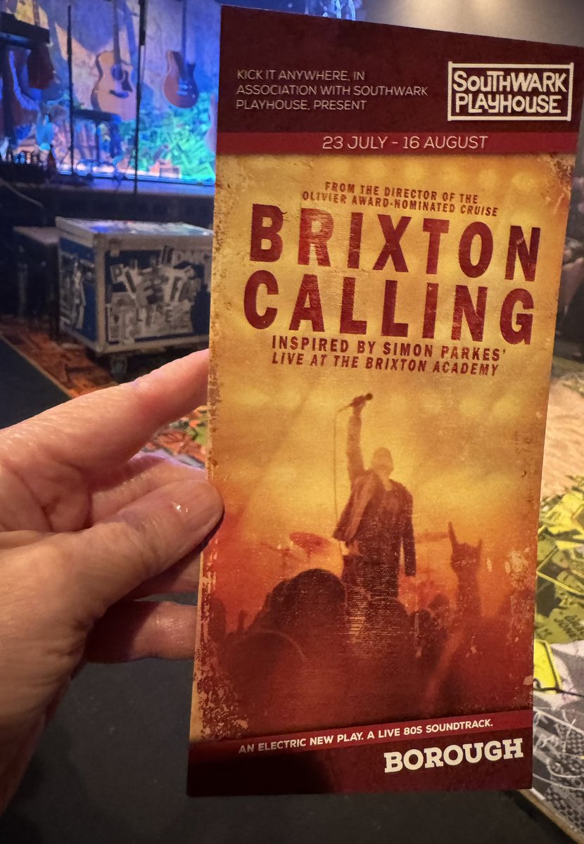 A pivotal moment, <a href="/MaxRunham/">Max Runham</a> &amp; #TendaiSitima perfectly encapsulate #SimonParkes legacy vision of #BrixtonAcademy a unique space to see new &amp; established bands &amp; celebrate legendary musician's milestones
#BrixtonCalling <a href="/swkplay/">Southwark Playhouse</a> 
What a story! Outstanding performances!