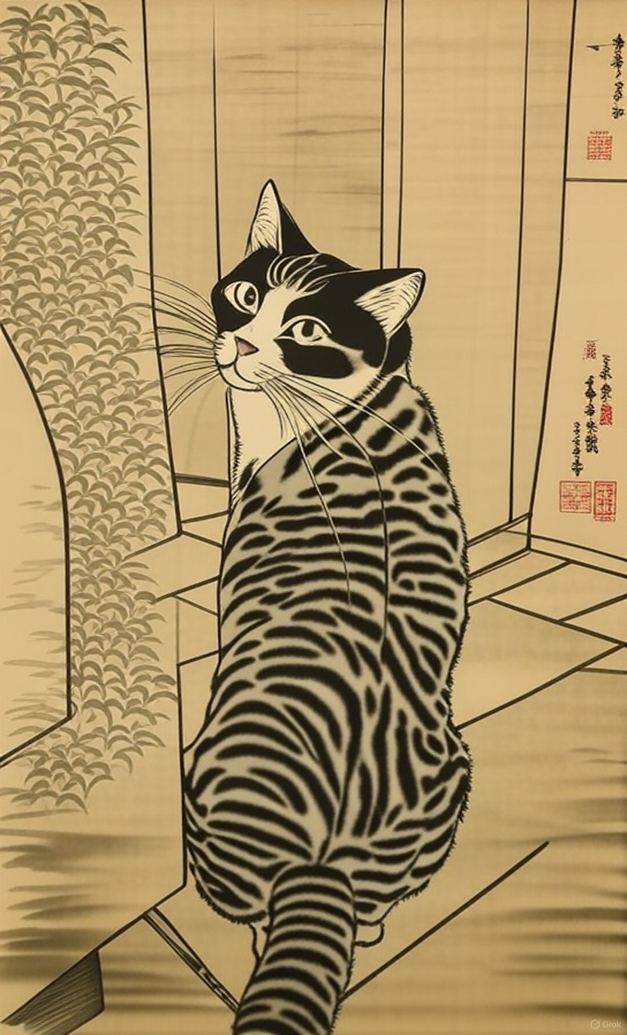 水墨画 tonkojune on X: 