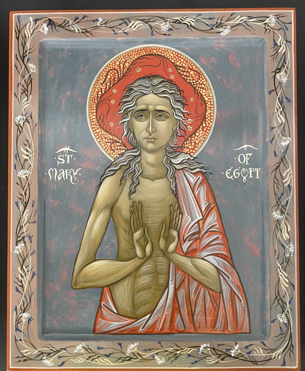 vaporeous's tweet image. My icon arrived today from Studiofjoy in the Ukraine on Etsy!! This is the fourth one we’ve bought from Roman and he captures these wonderful Saints like no other…
Thank you, Roman!!
St Mary, pray for us!