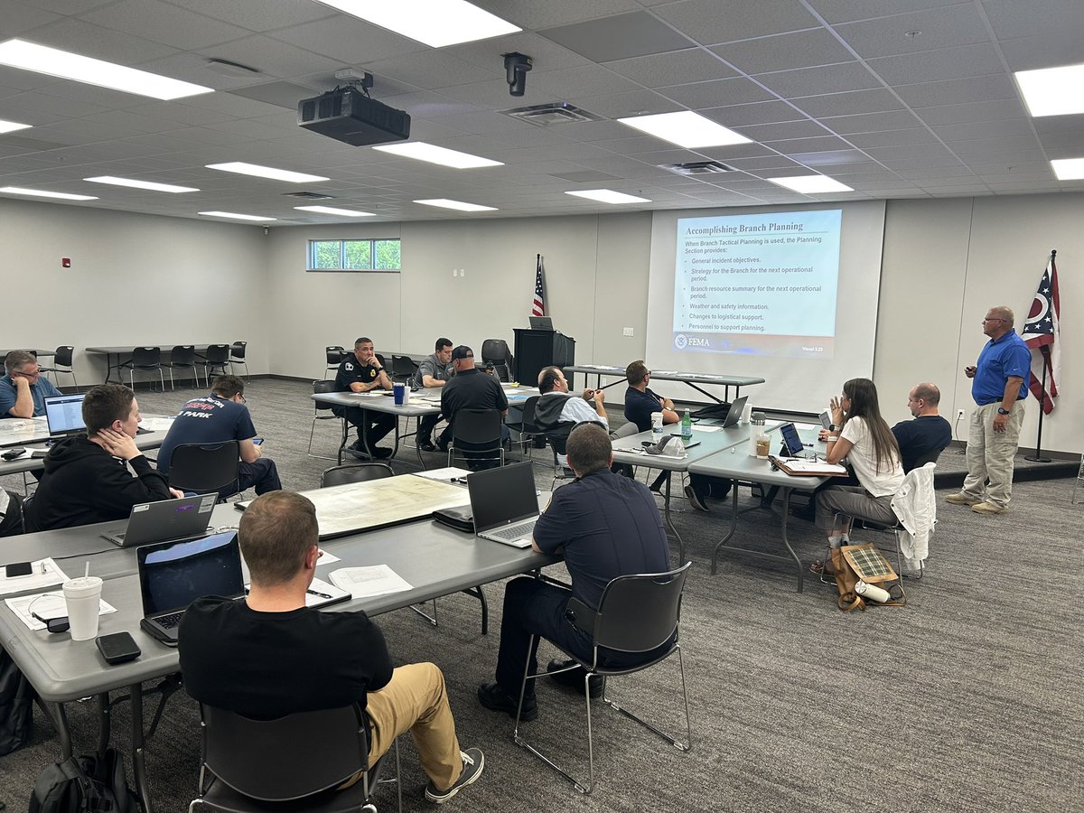 olehicks's tweet image. 🚨 Teaching another ICS-400. This time I'm in Greene County, Ohio. I enjoy helping local leaders sharpen their skills in command, coordination, and crisis response. Successful teams start with solid training.  

#ICS400 #OhioPrepared #EriePrep #EmergencyManagement