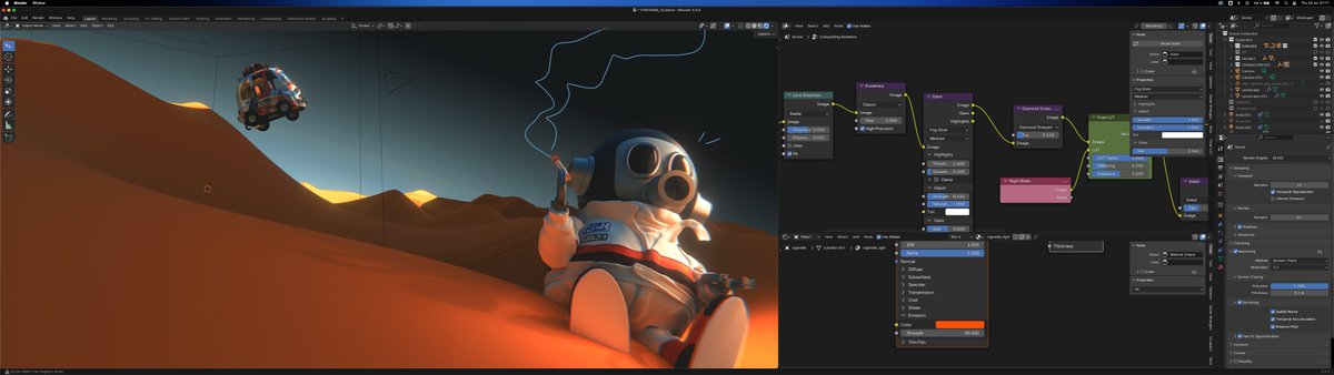 arpeegee's tweet image. thank you @Blender for this kind of experience 🤗