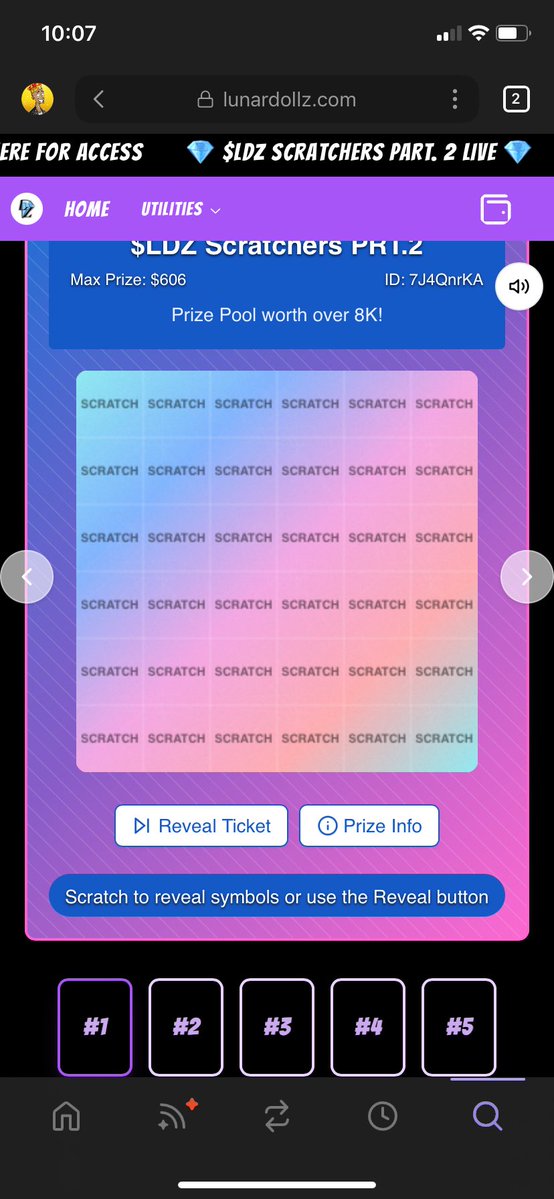 RobyTrice77's tweet image. Won some @LunardollzNft scratchers today in the crown Dao chat and snagged some nice prizes! Tap in and get rewarded.