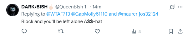 WTAF713's tweet image. Admission that she trolls till she gets blocked..LOL Sad little girl. Like a fly on the wall.