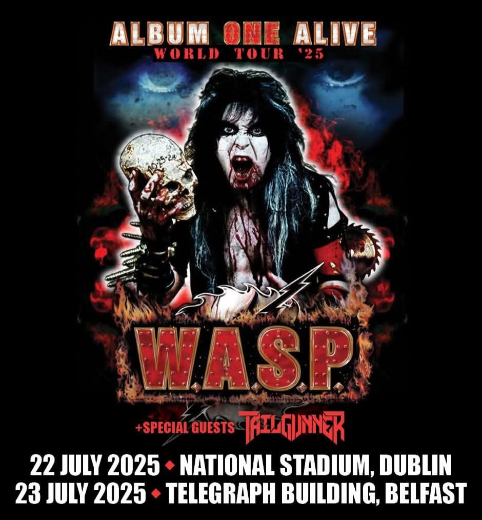 Screamqueenarmy's tweet image. I attended the Belfast show tonight,  first time seeing @WaspBand live   LOVED IT!  🤘 😎 🎸