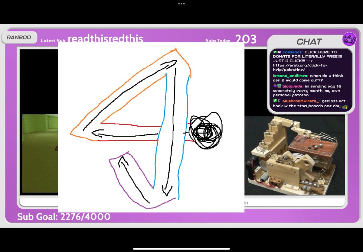 GLUpdate's tweet image. This was Ranboo’s M.S Paint drawing for planning out the hallways for the new logo
