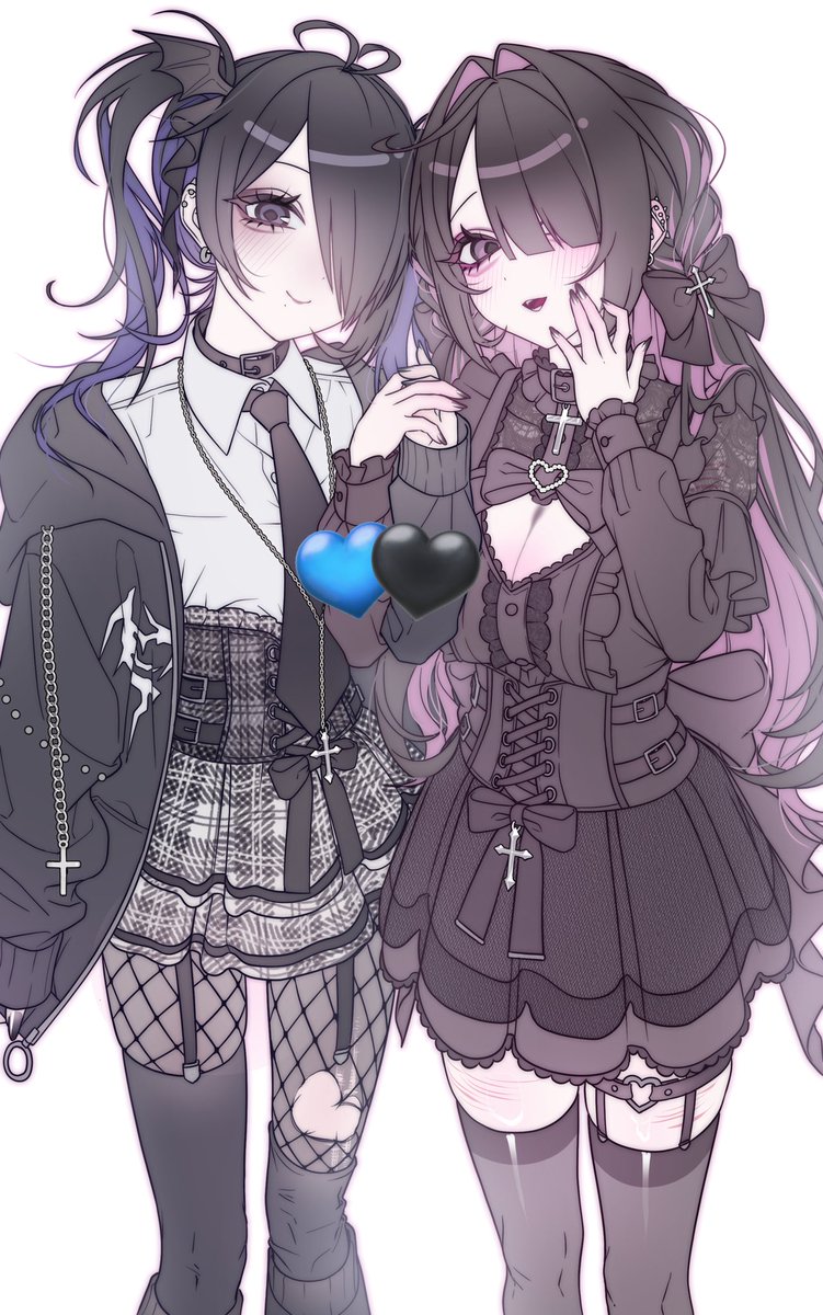 myucore's tweet image. 양지뢰 커미션 작업했습니다🖤🖤