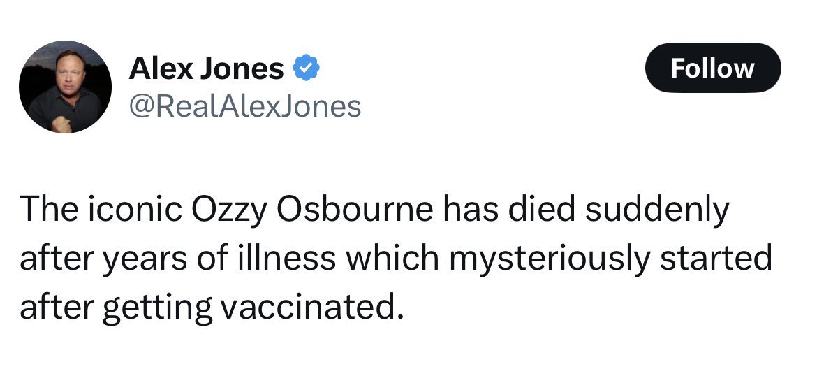 guelphgirlchris's tweet image. He died from Parkinson’s, you fat fuck.
@RealAlexJones