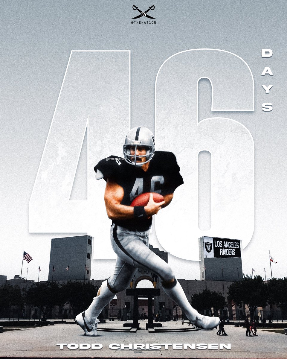 TheNAT1ON_'s tweet image. All respect to the ghost Dave Casper but imo Todd Christensen was the best TE to ever dawn the Silver & Black!
5x Pro Bowler
2x first team All pro
2x second team All pro
2x Super Bowl champion