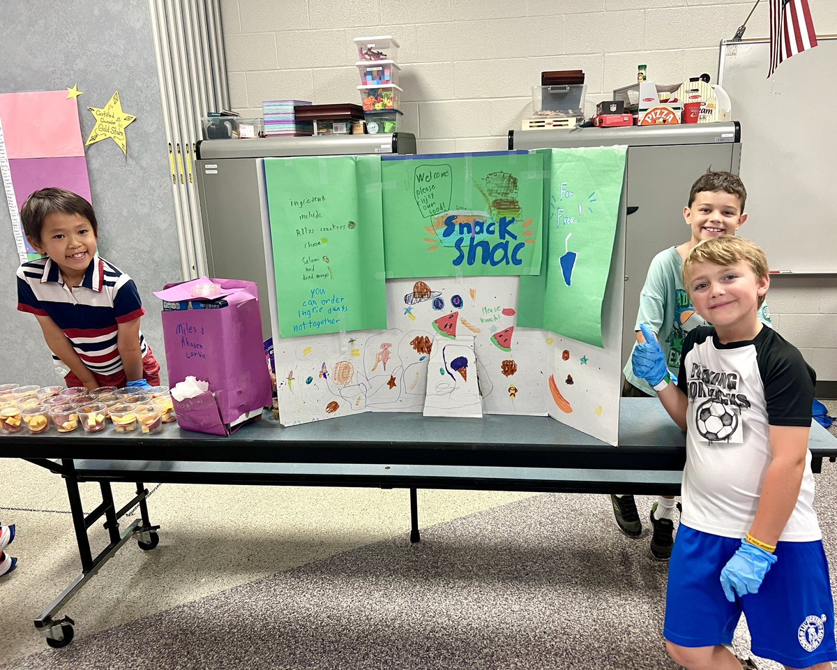 Our summer campers turned into entrepreneurs at our Food Truck Maker Space event! From sushi to charcuterie cups and boba tea, they created unique treats, marketed them, and sold to visiting parents &amp; guests. They learned teamwork, customer service &amp; real-world business skills!