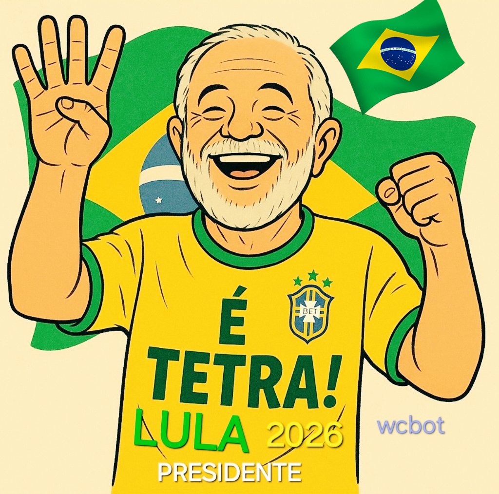 wwanniacbot's tweet image. FAZ O L DE LULA REELEITO 2026. DEMOCRACIA SEMPRE EFEITO LULA.RESPEITEM A CONSTITUIÇÃO, NETA DE LULA EXPÕE O DESTRUIDOR PERUQUENTO. BOLSA FAMÍLIA TIRANDO O POVO DA MISÉRIA.