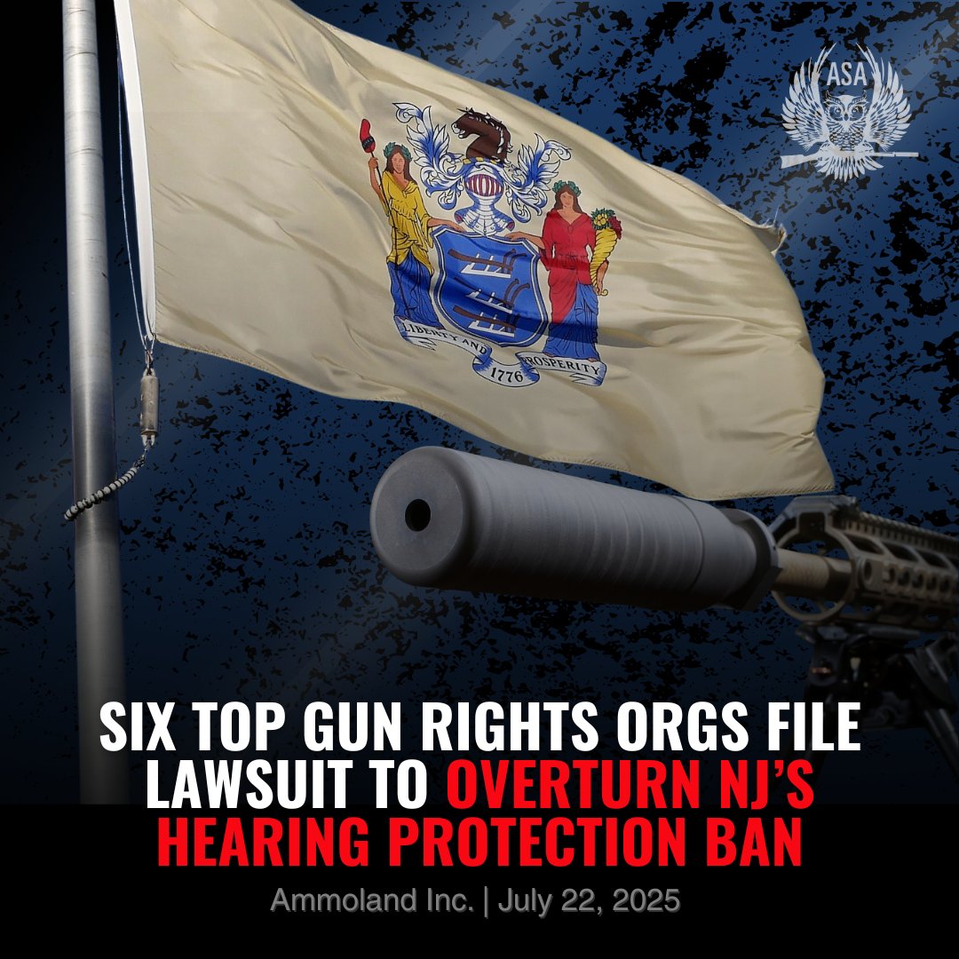 American Suppressor (@amsuppressor) on Twitter photo ASA proudly joins our 2A allies in opposing this unconstitutional ban on hearing protection for New Jersey gun owners. We're steadfast in defending your essential right to responsible and safe firearm use.
<a href="/NRA/">NRA</a>
<a href="/SafariClubIntl/">Safari Club International</a>
<a href="/2AFDN/">SAF</a>
<a href="/NJFOSyndicate/">New Jersey Firearms Owners Syndicate</a>
<a href="/SilencerShop/">SilencerShop</a>
ANJRPC
Read ASA proudly joins our 2A allies in opposing this unconstitutional ban on hearing protection for New Jersey gun owners. We're steadfast in defending your essential right to responsible and safe firearm use.
<a href="/NRA/">NRA</a>
<a href="/SafariClubIntl/">Safari Club International</a>
<a href="/2AFDN/">SAF</a>
<a href="/NJFOSyndicate/">New Jersey Firearms Owners Syndicate</a>
<a href="/SilencerShop/">SilencerShop</a>
ANJRPC
Read