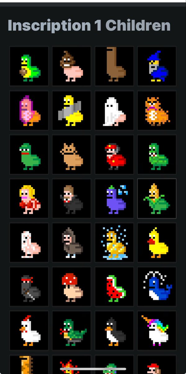 sjbtc28's tweet image. What is this collection 👀 🔥
Inscription #1 has children 👶🏻
Get ready for ordinal season!
This is definitely going to be on everyone’s radar 📡
@rot13maxi