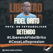 AsambleaCNCTL's tweet image. 😭Cada líder detenido es una voz apagada, un sueño robado. Yanny, Fidel, Simón y tantos otros merecen libertad. ¡No más presos por luchar! Únete al grito. @OITAmericas @ONU_es
#CeseLaRepresion
#LiberenALosTrabajadores