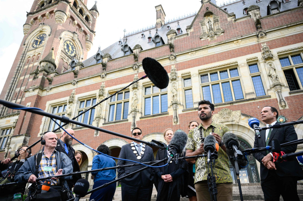 arabnews's tweet image. The world’s highest court Wednesday declared that states are obliged under international law to tackle #climatechange and warned that failing to do so could open the door to reparations. arab.news/54paz
@CIJ_ICJ