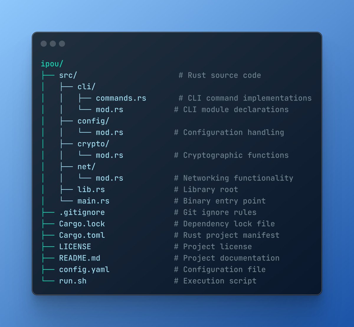 bernoussama's tweet image. I refactored my VPN today for better code organization and not having a huge pile of code in one file.
Now, I'm designing a protocol mainly to handle NAT traversal and dynamic ips, i might be onto something.
my main goal here is to ssh to a vps through it.