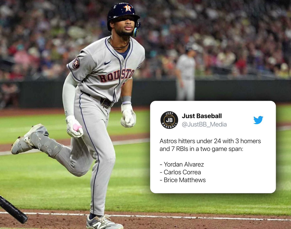 Brice Matthews 👀 

#Astros #BuiltForThis