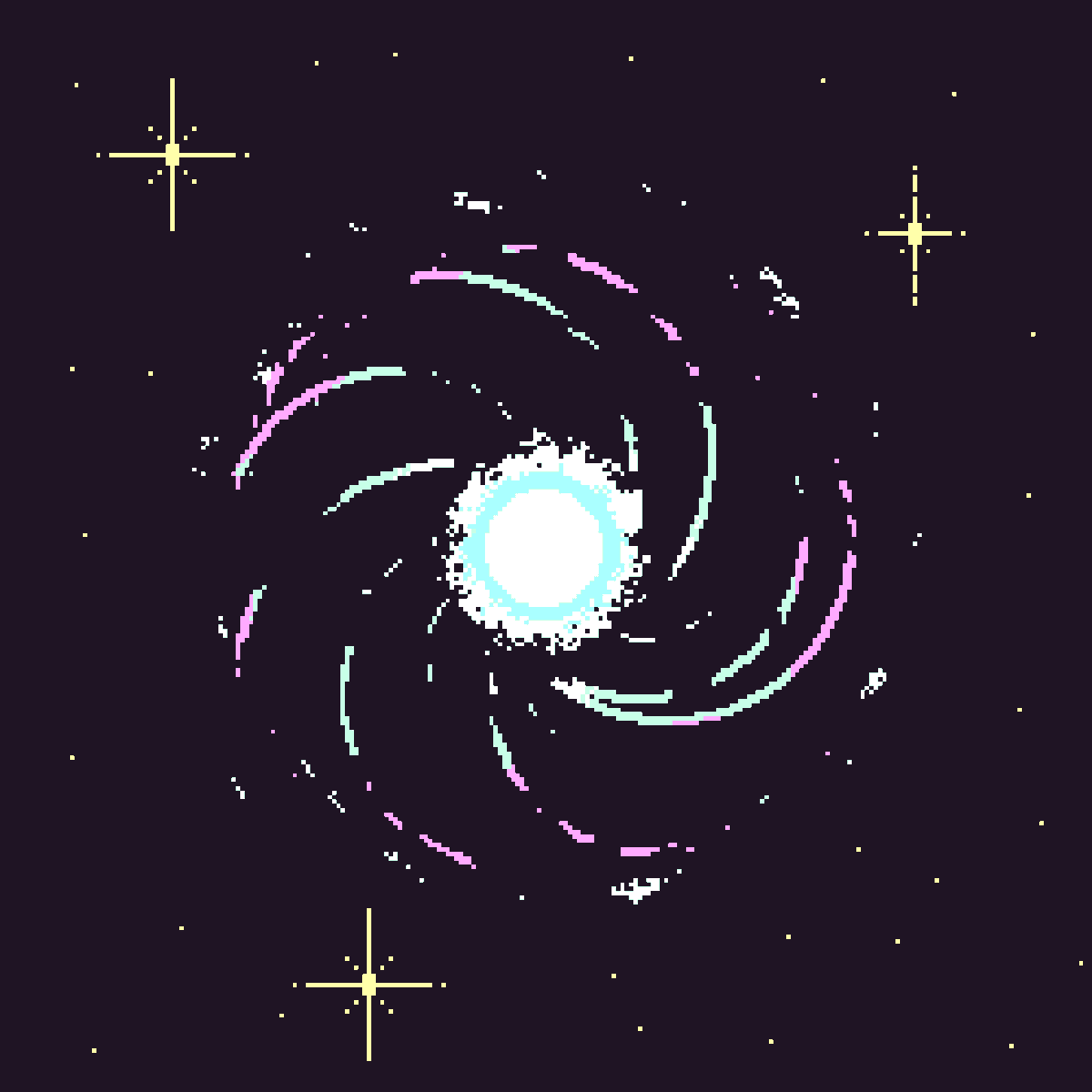 dragnozz's tweet image. WhiteHole
my piece for "Arts not dead" collaborative collection on #Zerocontract #Tezos alongside with my fellow FOC artists. 
 
9/9
2500 x 2500 px
pixel art
5tz per piece

#TezosArts #Nft #NFTCollection