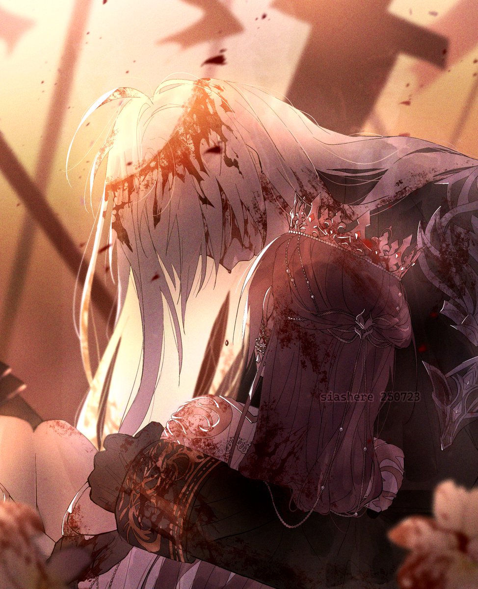 siashere's tweet image. These sinners dream of daylight.
⚠️TW: blood
#LoveandDeepspace #Xavier #XavierKingofDarknight #恋与深空